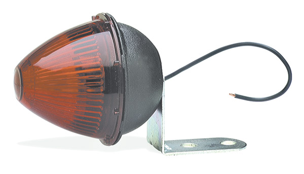 Beehive Lamp with Fixed-Angle Mounting Bracket - Red